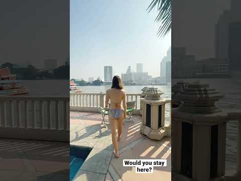 Bangkok 5 star luxury hotel - The Peninsula Bangkok Thailand #shorts #bangkok #luxuryhotel