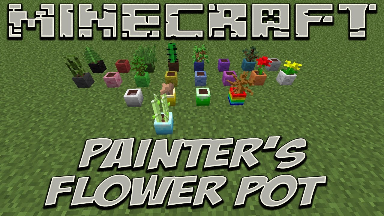 Ep194 Painter S Flower Pot Minecraft 1 4 7 Youtube