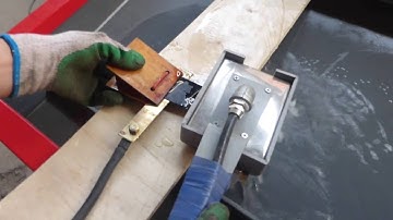 Metal etching machine test video