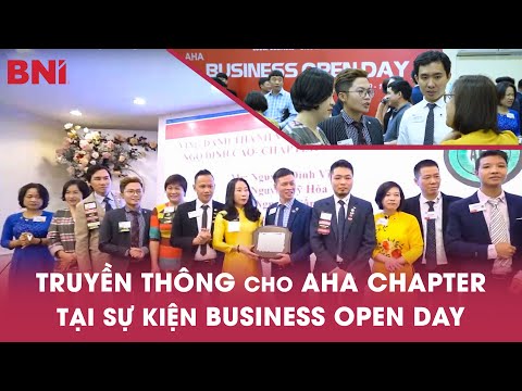 TACO Media Làm Video Truyền Thông Cho AHA Chapter Tại Sự Kiện Business Open Day Của Tổ chức BNI