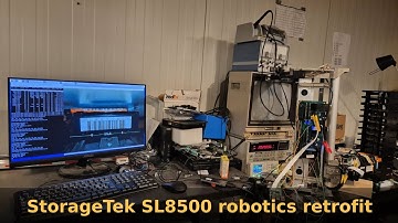 StorageTek SL8500 tape library robotics retrofit