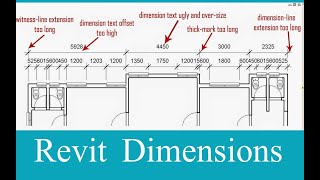 Revit dimensions