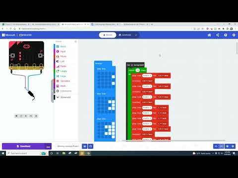Blinking Message Project