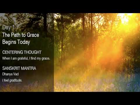 Day 01 | Manifesting Grace Through Gratitude | 21 Day Meditation Challenge | Deepak & Oprah