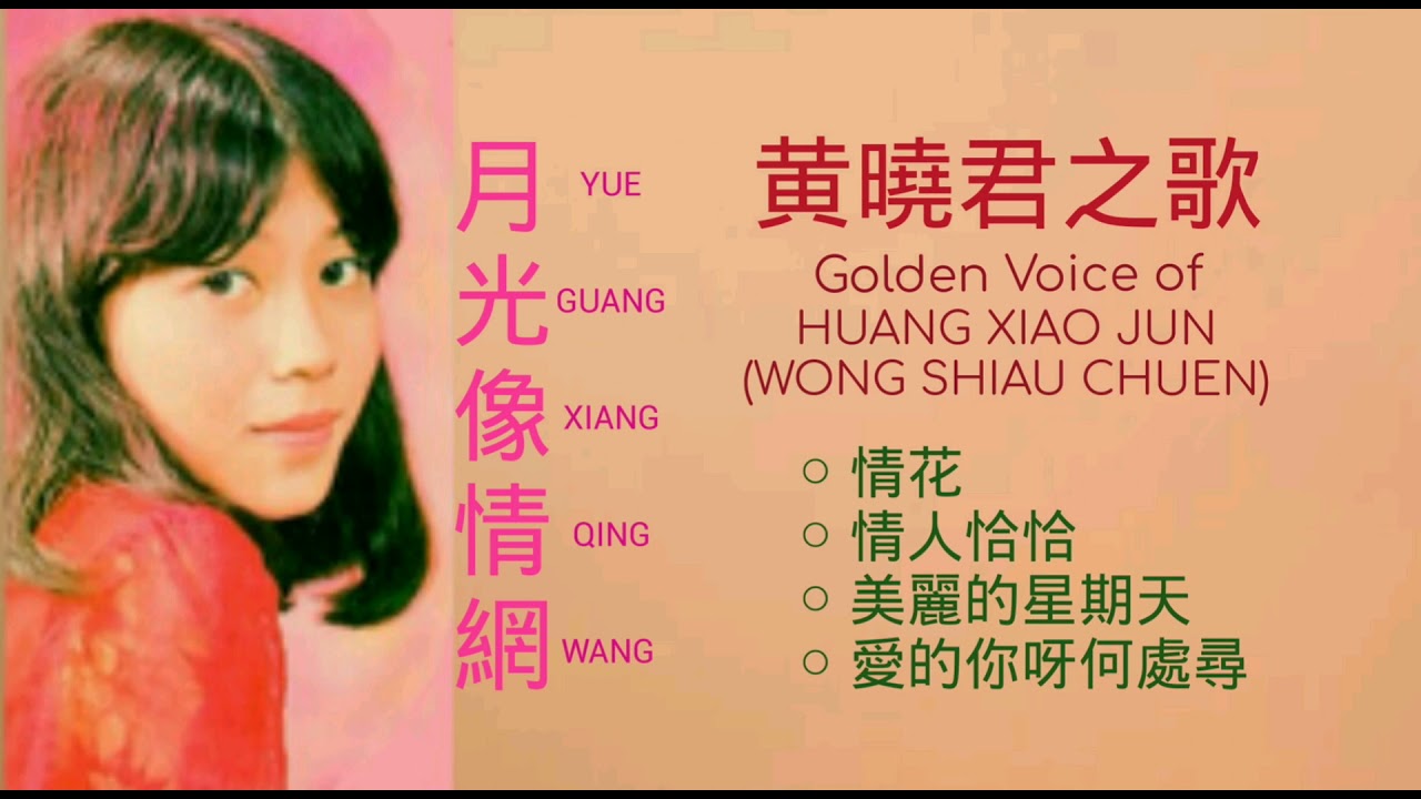 LAGU MANDARIN GOLDEN VOICE OF HUANG XIAO JUN (WONG SHIAU CHUEN)