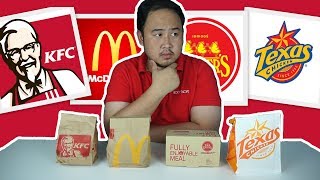 ไก่ทอด ร้านไหน อร่อยที่สุด!! KFC vs McDonald's vs Chester's Grill vs Texas Chicken | I'm Kor.