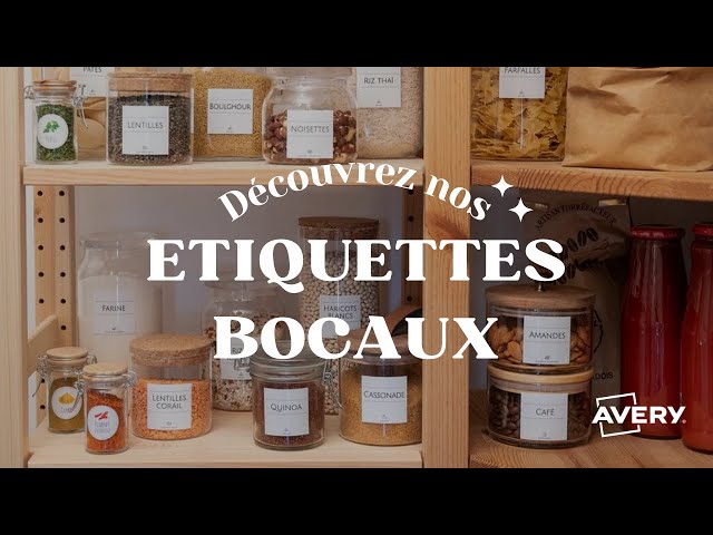 Etiquettes bocaux – Boutique avery