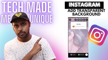 How to add transparent background on instagram story | transparent background in instagram stories