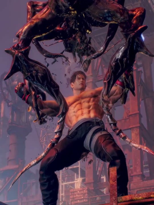Resident Evil 4 Gyaku Ryona - Jin Kazama 2   #residentevil4 #jinkazama #re4 #shirtless #tekken8