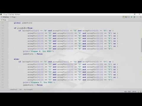 Part 1 Tic Tac Toe Python Game