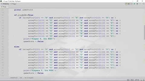 Part 1 Tic Tac Toe Python Game