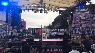 Proclamation rally ng Duterte-Cayetano, handa na