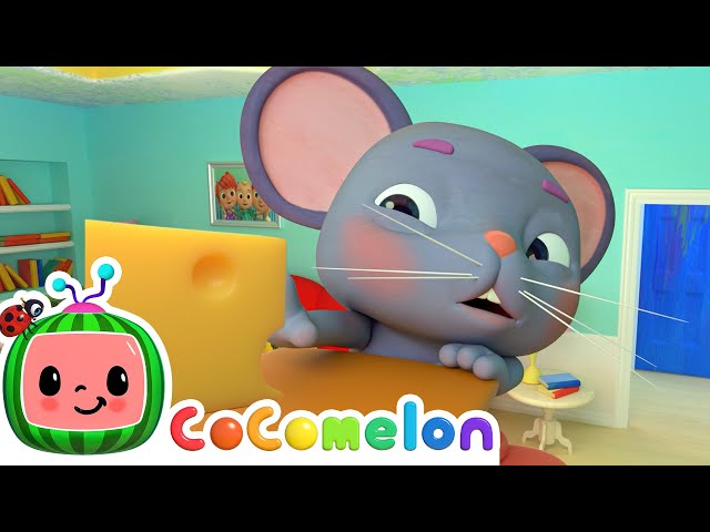 The Mouse Ran Up The Clock | CoComelon Furry Friends | Animals for Kids class=