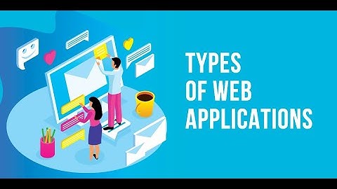 Types of Web Applications | Types of Webapps