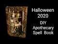 DIY Apothecary Spell Book Halloween 2020