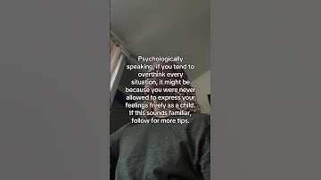 Do you overthink? #overthinking #overanalyzing #stress #distress #overthinker #psychology