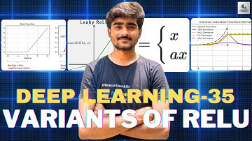 Tutorial-35:Variants of ReLU activation function|Deep Learning