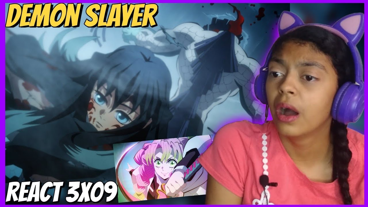 REACT: DEMON SLAYER (Kimetsu No Yaiba) 3 Temporada Episódio 9/TOKITO VS  GYOKKO! 