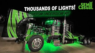 This Truck Is Absolutely Wild - 2021 Peterbilt 389 Light Show