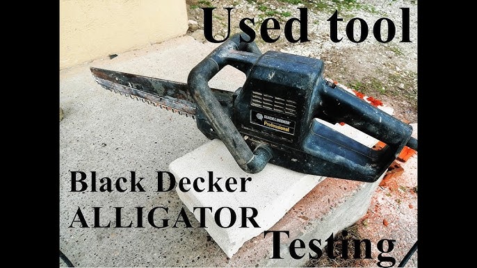 Black + Decker Lopper Chainsaws Chew Through Branches Like an Alligator