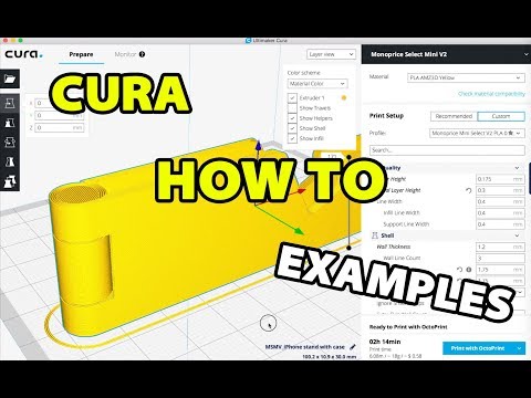 Cura 3 - How To Examples