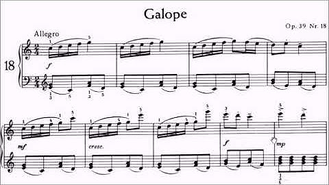 ABRSM Piano 2025-2026 Grade 2 A9 Kabalevsky Galop (Hopping) Op.39 No.18 Sheet Music