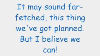 Miniatura del video "Phineas And Ferb - I Believe We Can Lyrics (extended + HQ)"