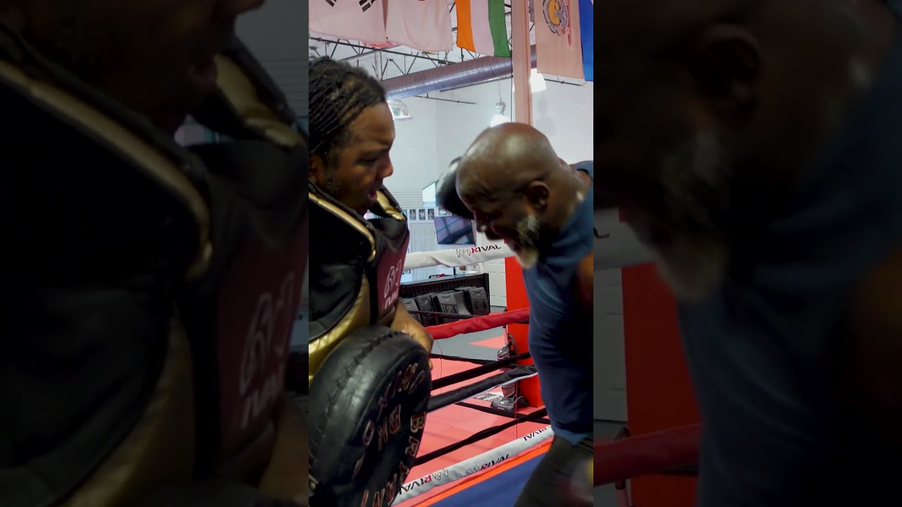 Carlos Takam and Dewey Cooper getting that work / 