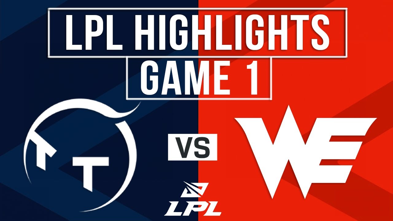TT vs WE Highlights Game 1 | LPL 2026 Split 1 | TT Gaming vs Team WE
