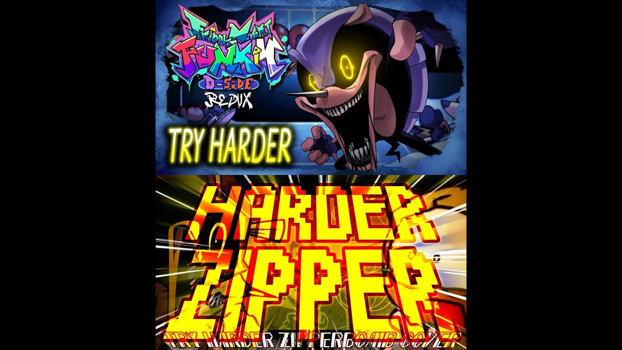 FNF D-Side: Redux - MIGHTIER, YET MIGHTIER - TRY HARDER (OG +