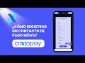 Cómo Registrar un Nuevo Beneficiario de Pago Móvil en la App CrixtoPay
