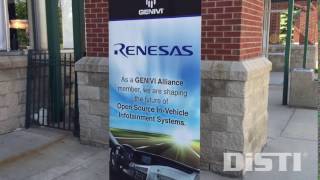 Disti Ui Tools At Renesas Table At Genivi Alliance Party