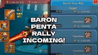 Burn To Win. This Is Such A Crazy Strategy! Baron Didn't See It Coming! Lords Mobile.