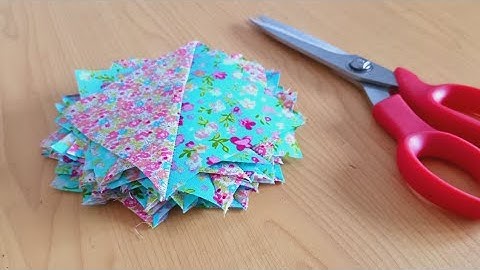 Unbelievable Quilting Hack: Making 32 Half Square Triangles HSTs at Once!