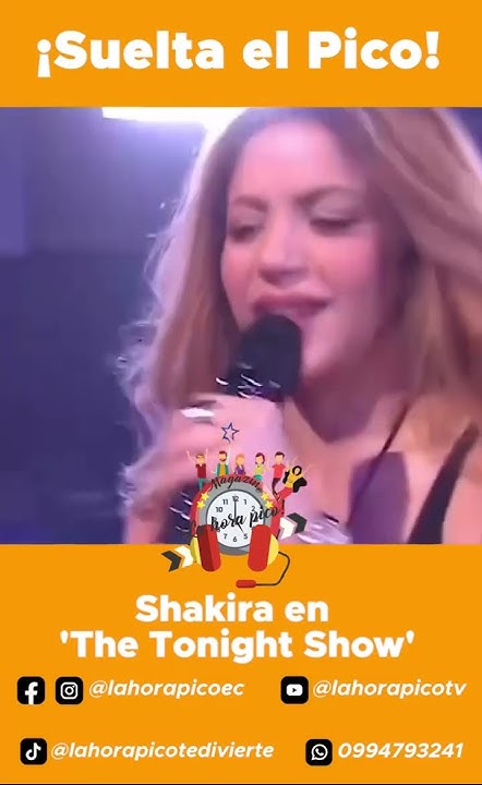 #Shakira en 'The Tonight Show' - YouTube
