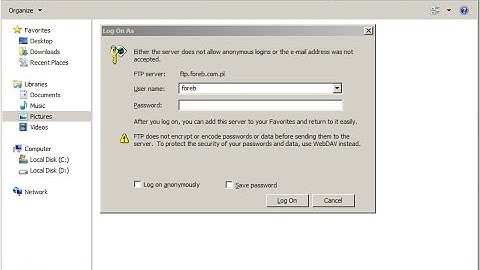 Tutorial Connect FTP With Windows Explorer
