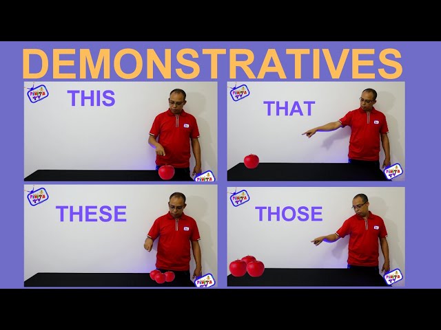 THIS THAT THESE THOSE   DEMONSTRATIVE ADJECTIVES class=