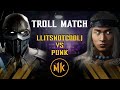 LLitsnotcoolj vs Punk FT10 (PART1) 🎤😂