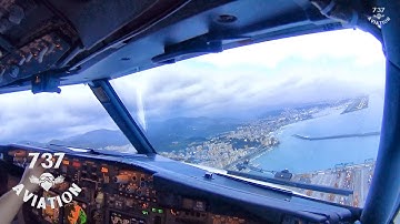 Boeing 737 Circling approach to Genoa - GOA/LIMJ