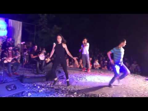 დედოფლისწყაროობაზე , ჯგუფი ,,ბანი''-ს გამართულ კონცერტზე  აცეკვებული ახალგაზრდები!!
