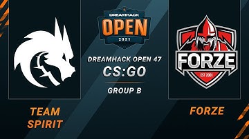 CS:GO - forZe vs. Team Spirit [Nuke] Map 2 - DreamHack Open 47 - Group B