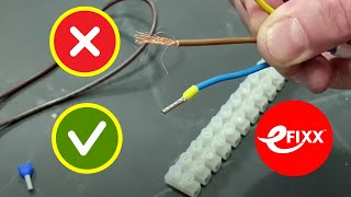 Ferrule crimping  An easy way to improve reliability of electrical connections.