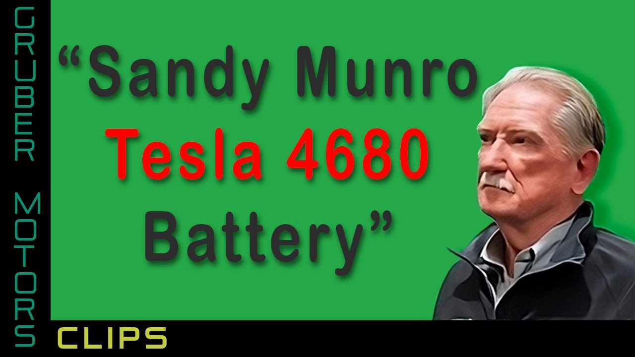 Sandy Munro Talks 4680 Structural Battery Packs! | GMS Clips - YouTube