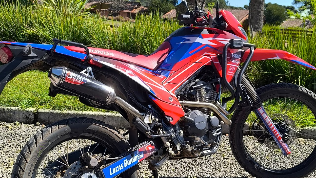 COLOQUEI ESCAPAMENTO ESPORTIVO FOCO RACING NA XR TORNADO 300L