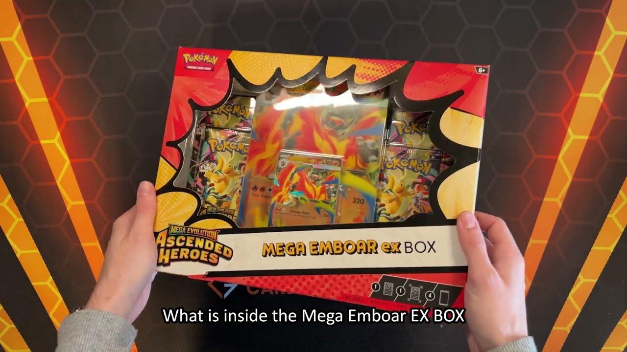Pokémon Mega Emboar ex Collection Box - Pokémon TCG – Card-Binder.com