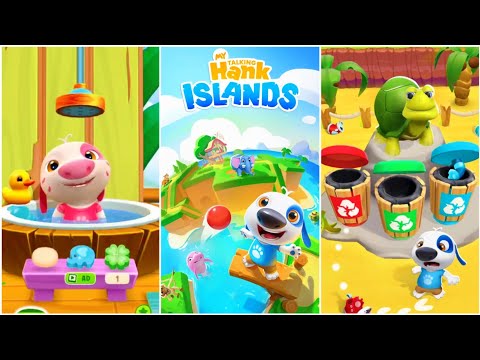 My Talking Hank Islands Gameplay Walkthrough Part 1 - Full Screen (Android/iOS)