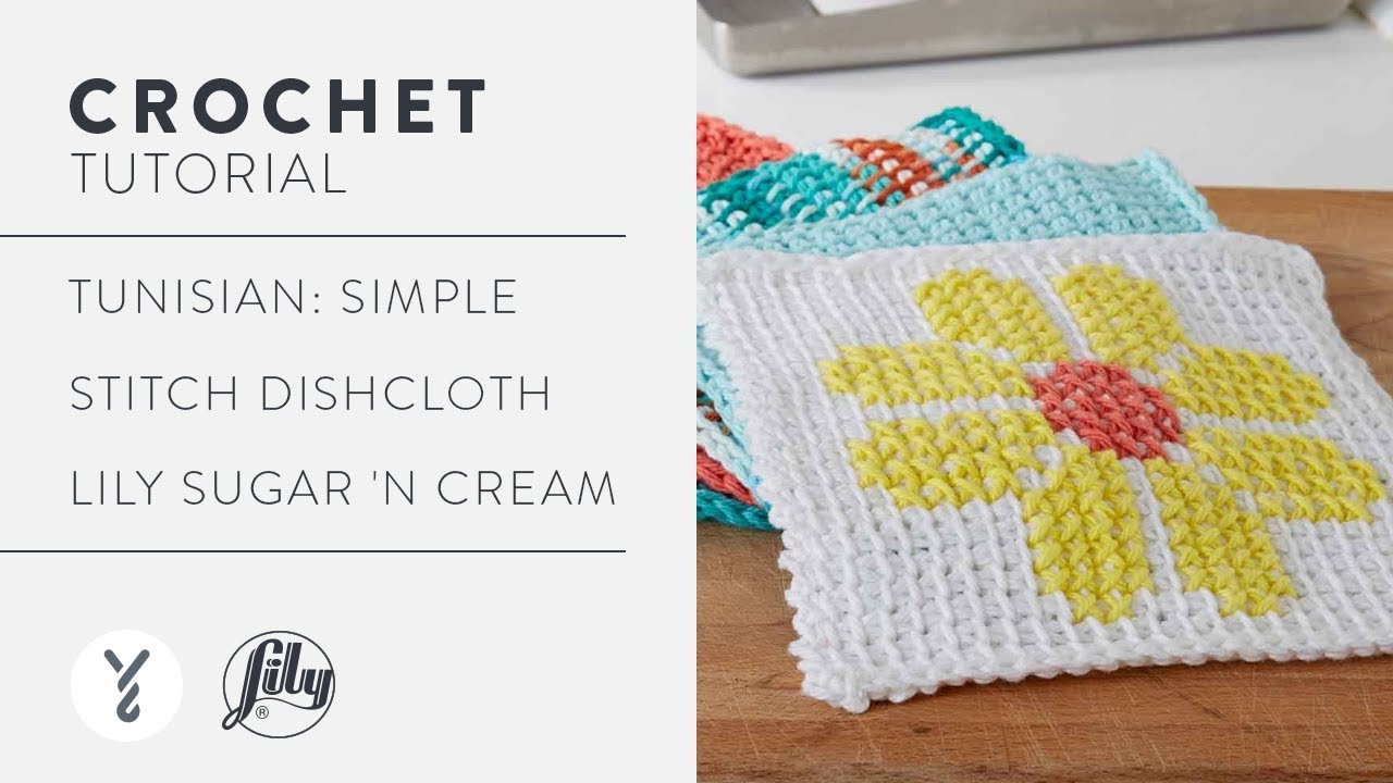 Tunisian: Simple Stitch Dishcloth