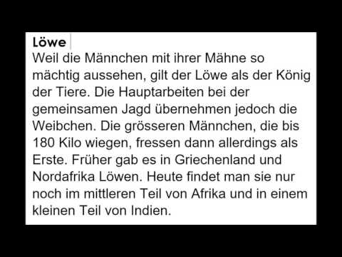 Lesetext Loewe