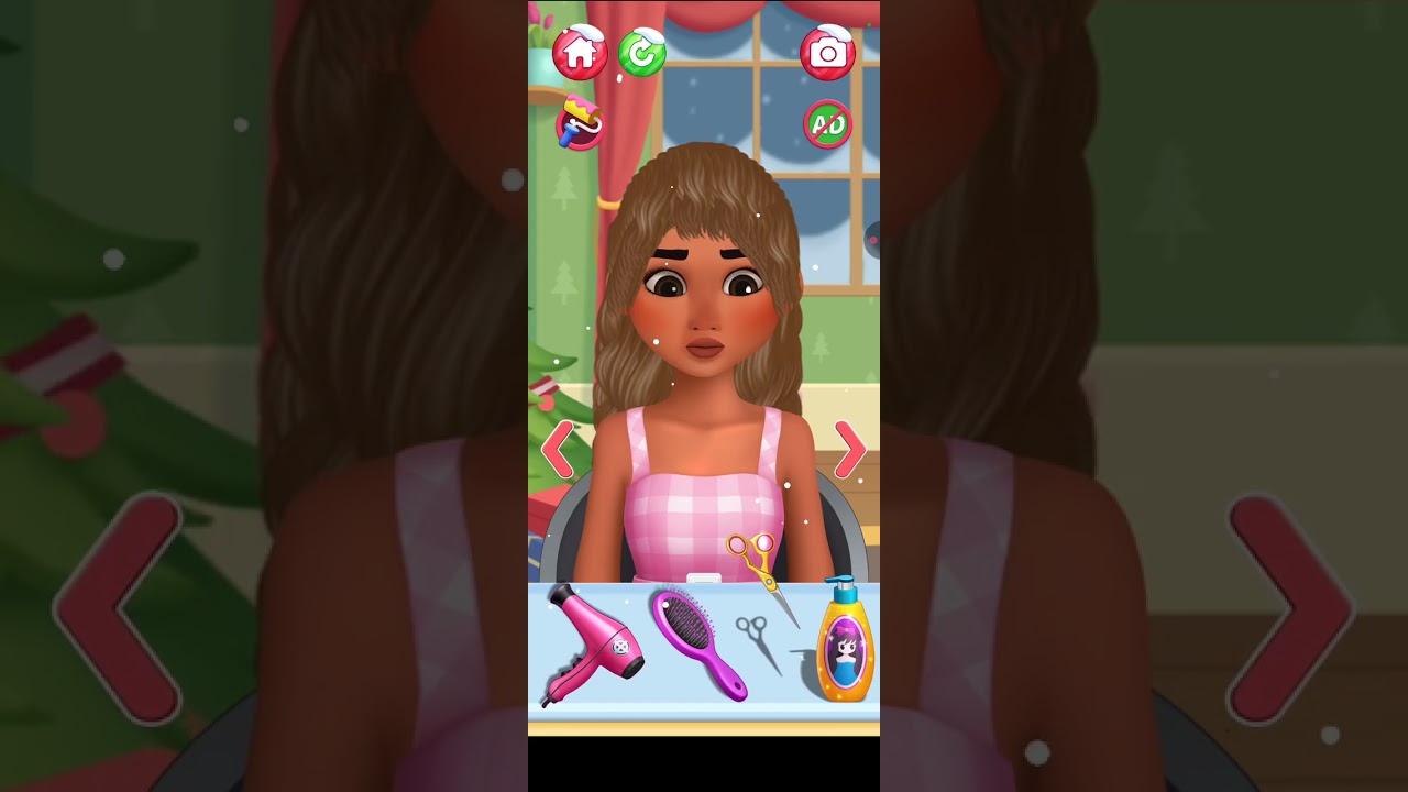 Arreglando a mi amiga 😁 #jugando #like