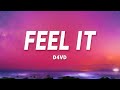 D4vd  feel it lyrics